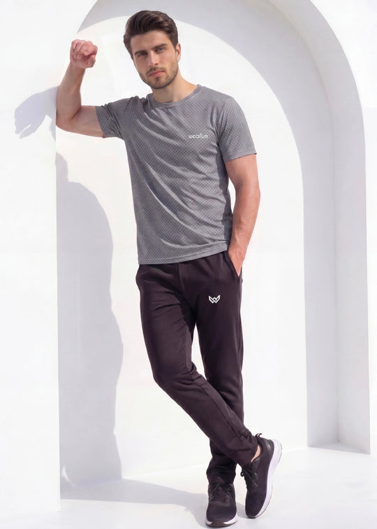 Grey Knit - Premium Tracksuit