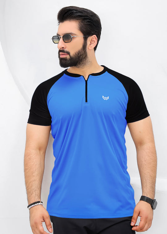 Blue and Black T-Shirt