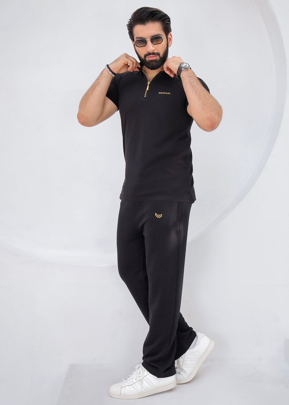 Black Boss - Premium Cotton Polo Twinset