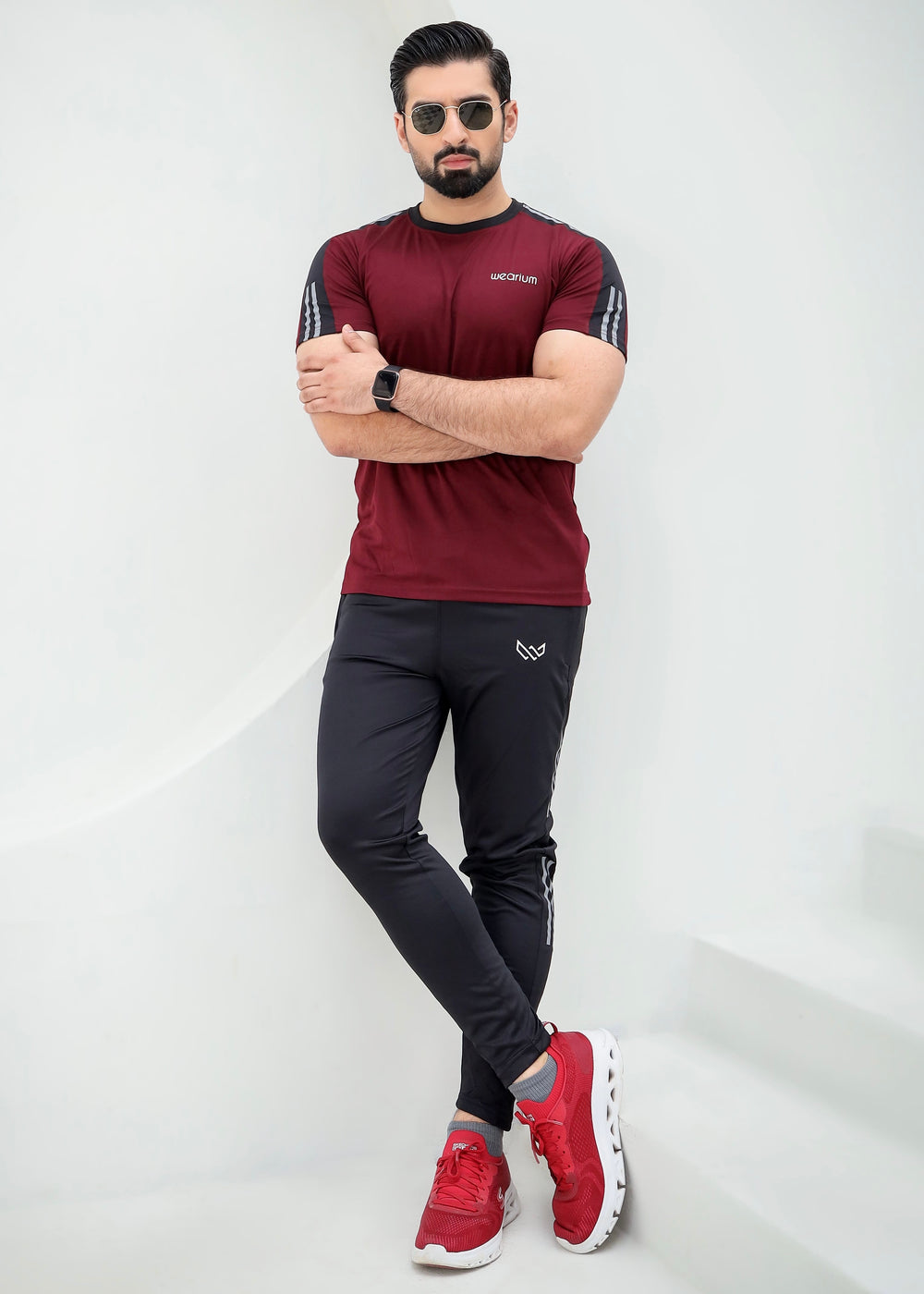 Emporio Burgundy - Dri-Fit Tracksuit