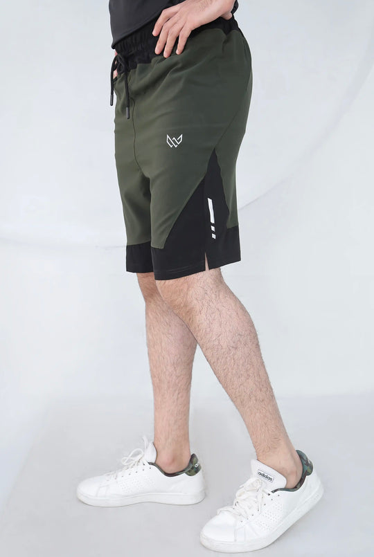 Agility Shorts - Olive/Black
