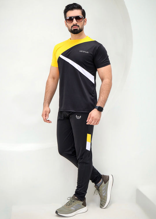 Impression - Black/Yellow Tracksuit