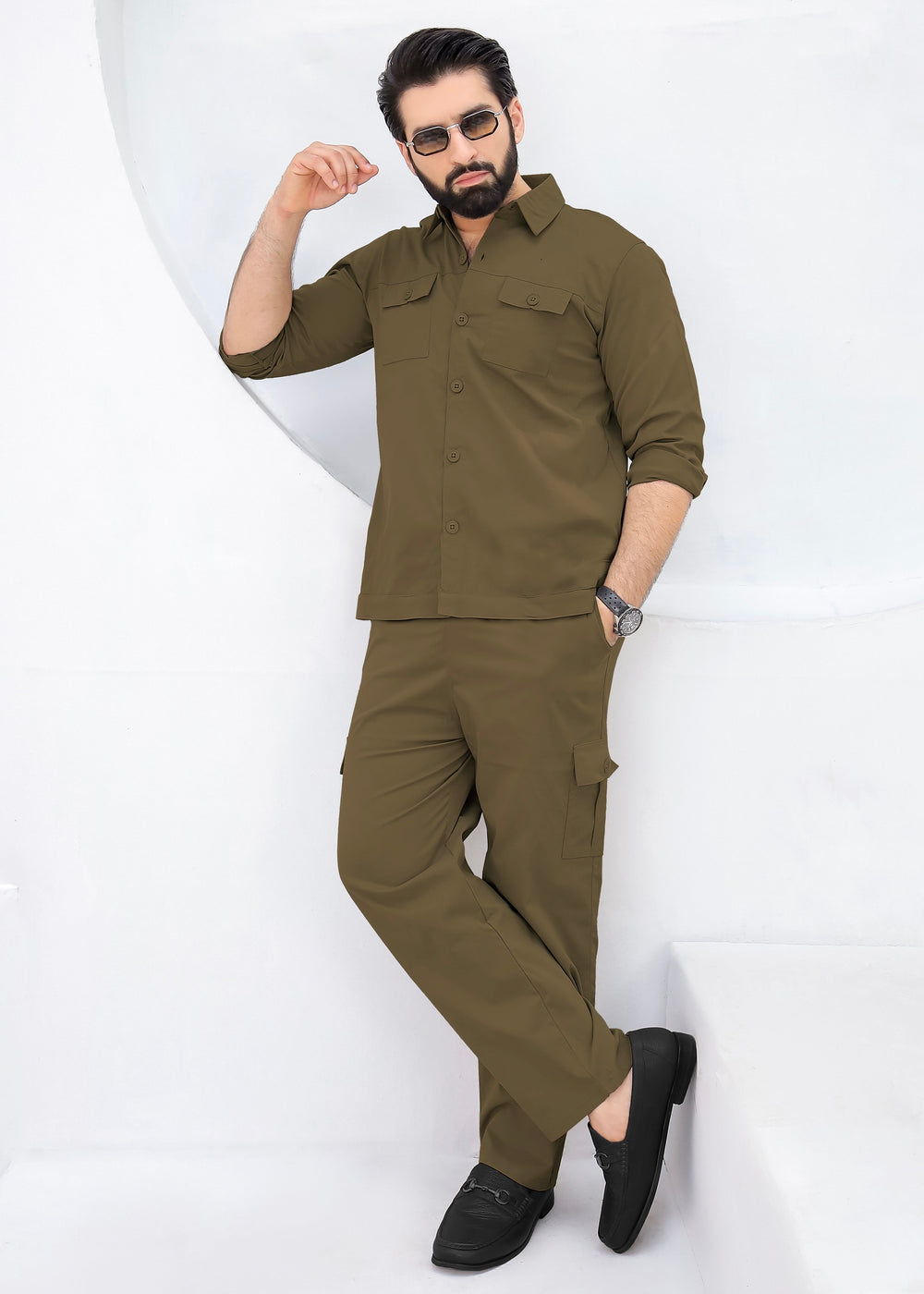 Nut Brown - Premium Safari Suit