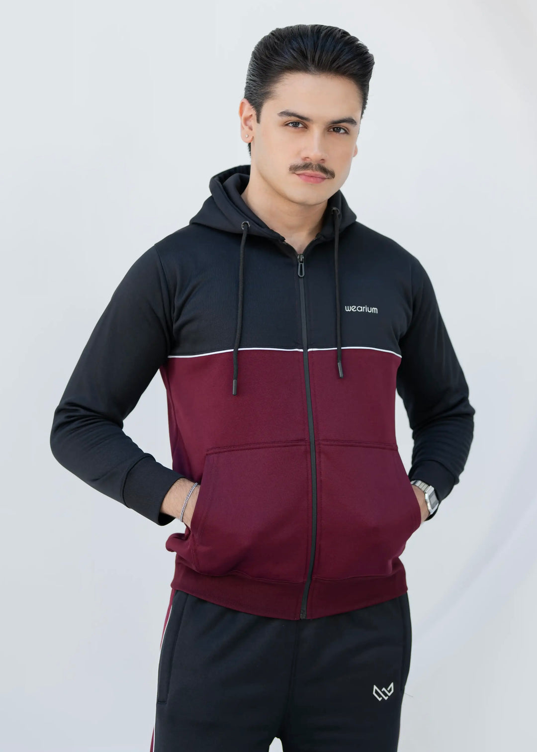 Imperial Winter - Burgundy/Black Tracksuit
