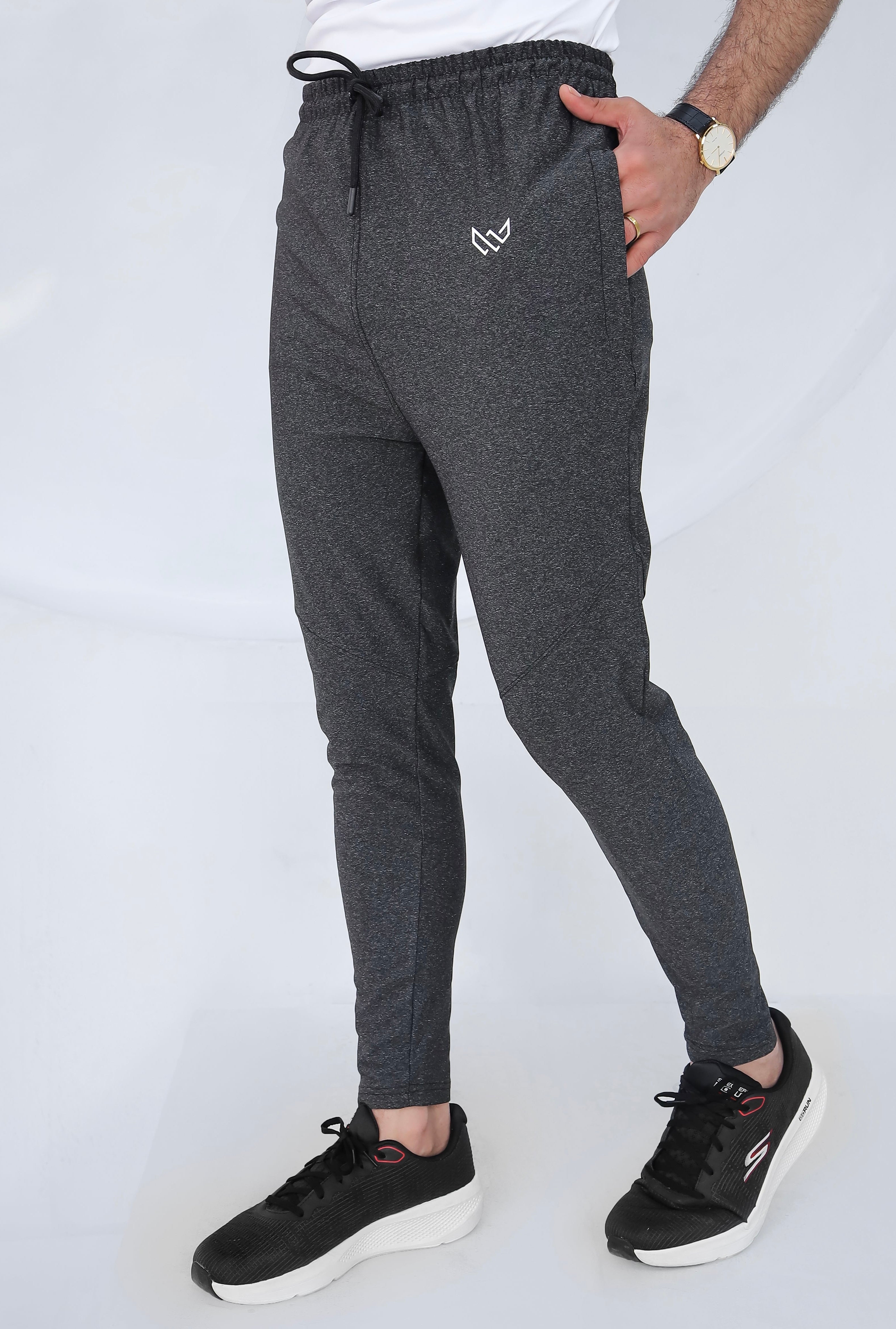 dark grey trousers