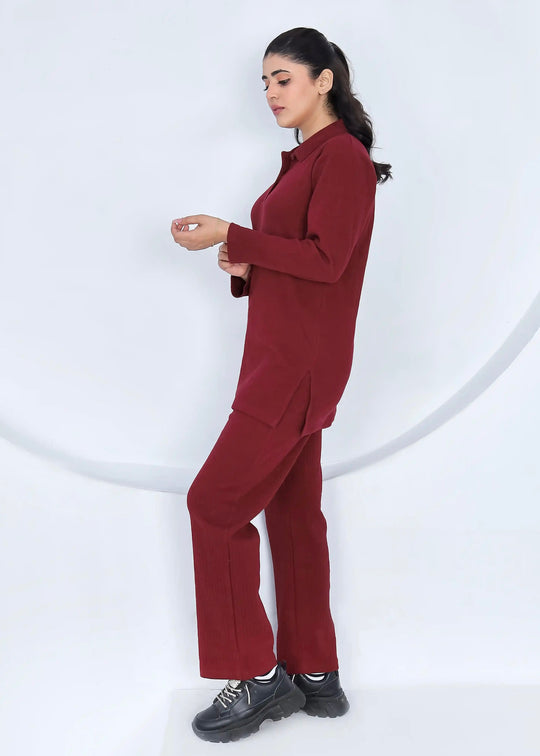 Wine Flow - Premium Cotton Twinset