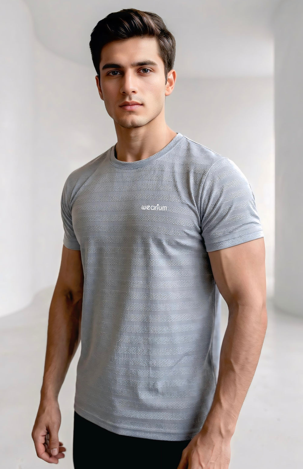 Imported Popcorn Knit - Silver Tracksuit