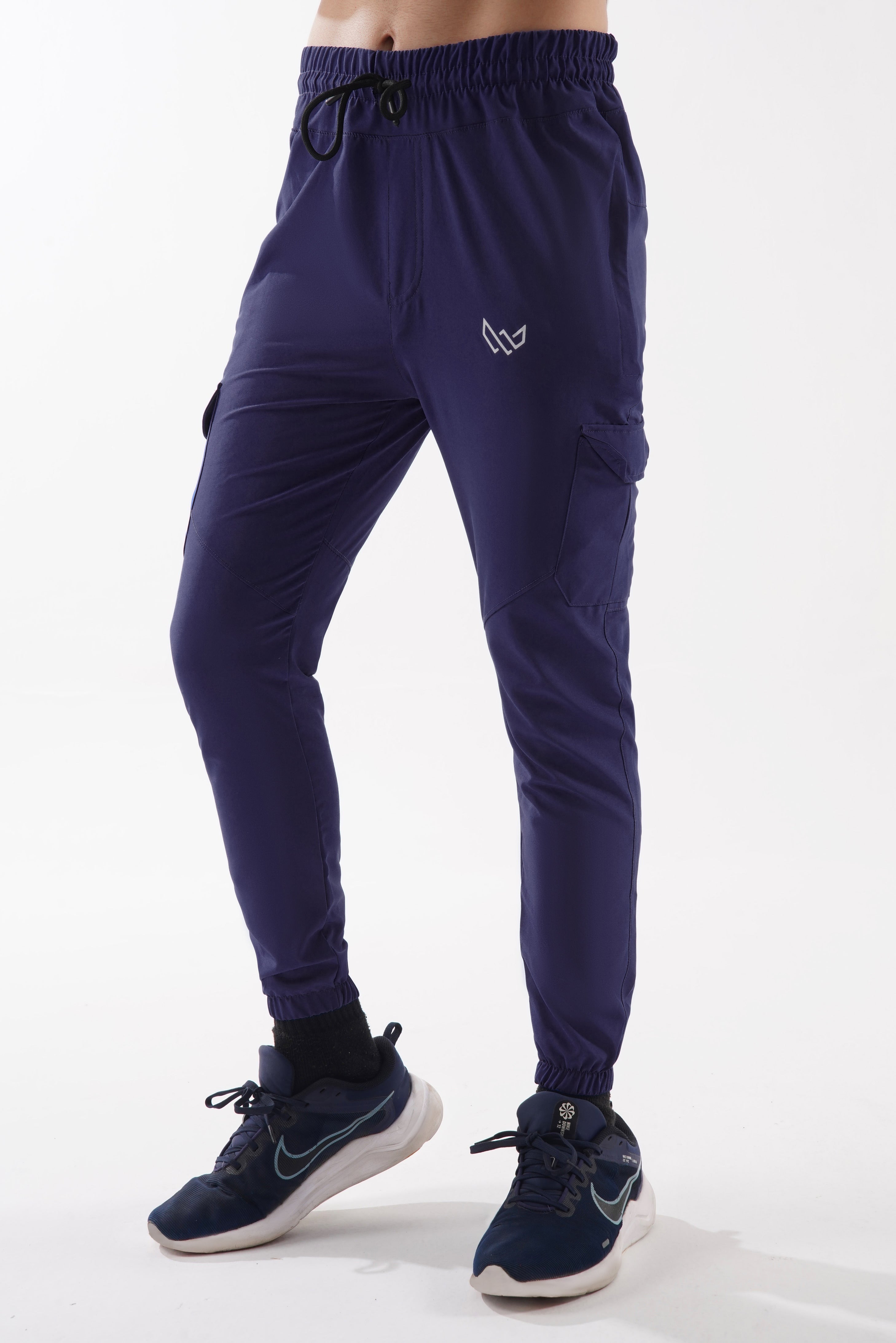 blue cargo pants