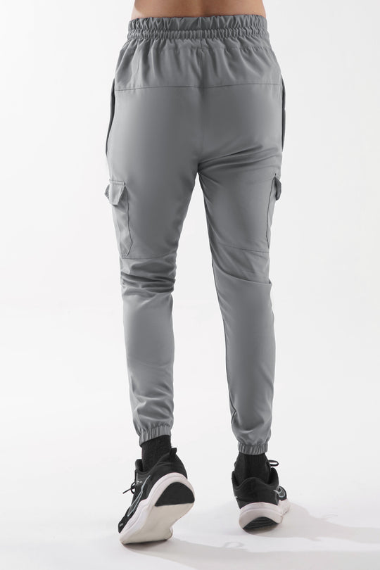 silver trousers with pockets
