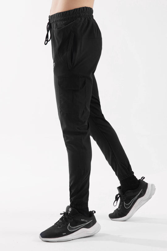 black cargo pants