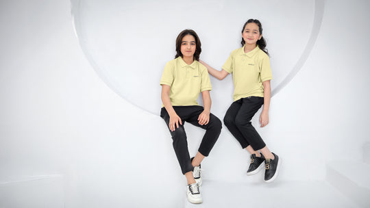 Cool Lime - Premium Cotton Polo Twinset