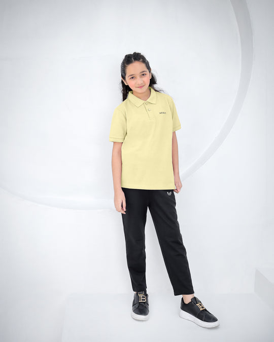 Cool Lime - Premium Cotton Polo Twinset