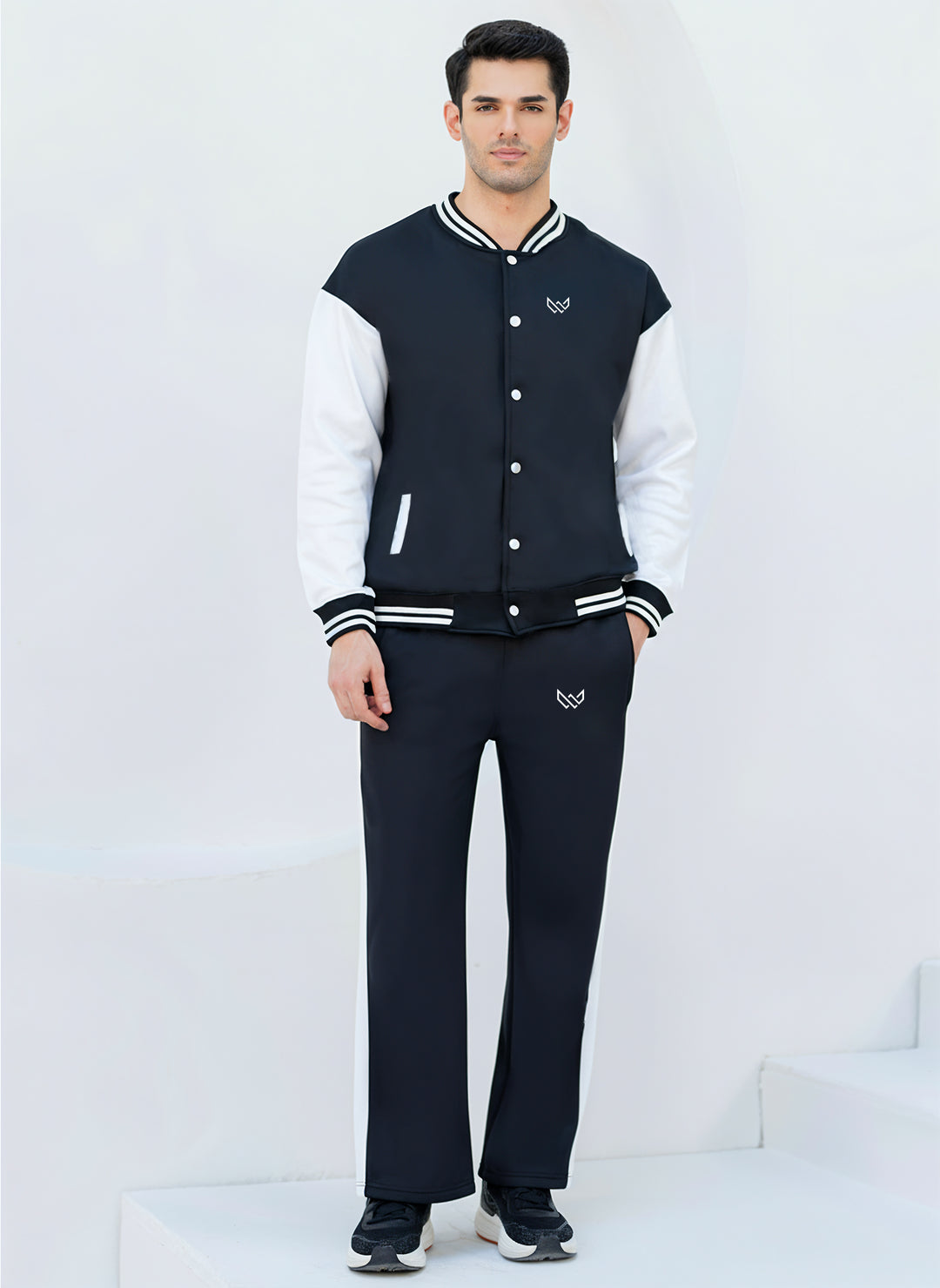 Varsity Edition - Black/White Tracksuit