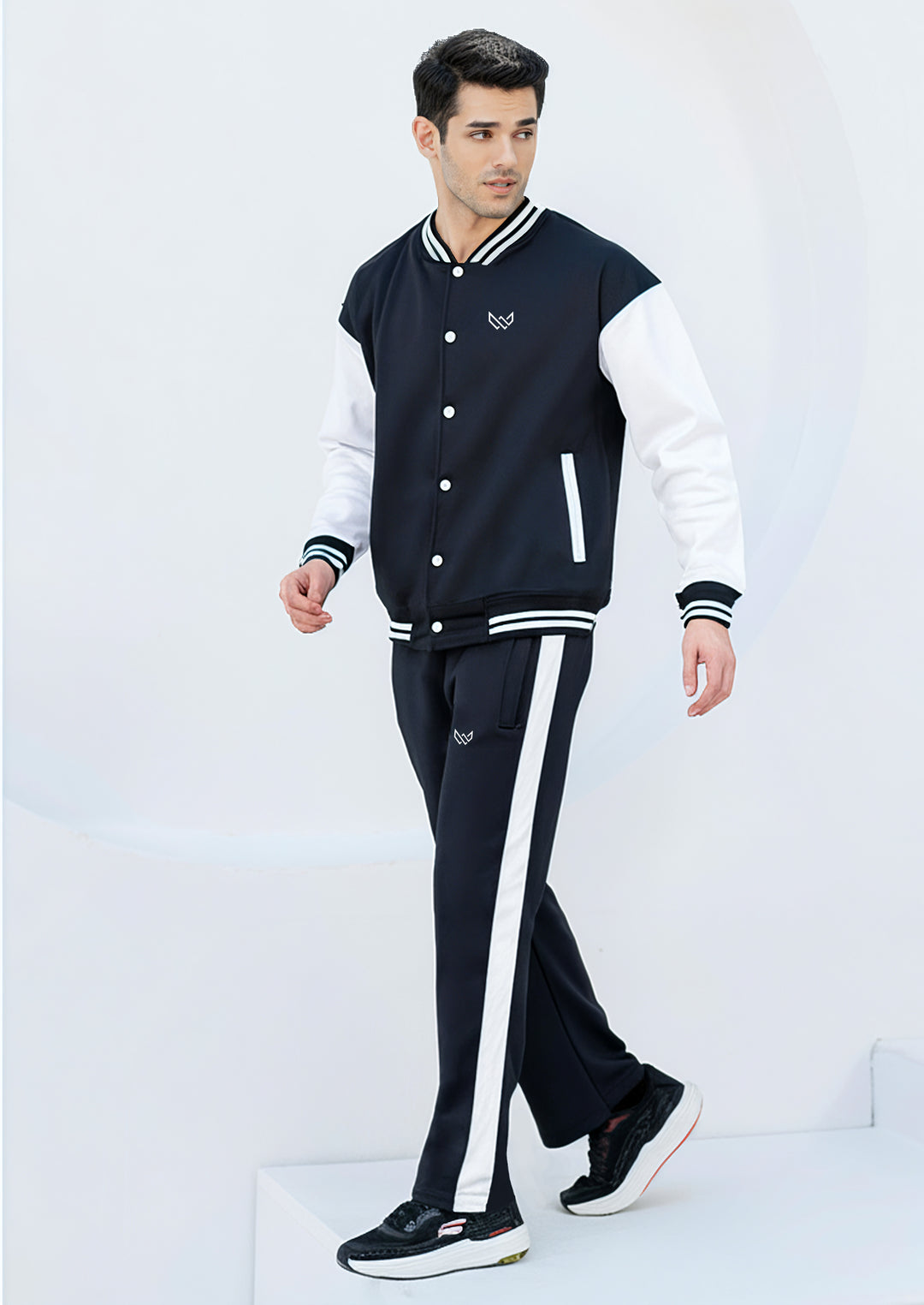 Varsity Edition - Black/White Tracksuit