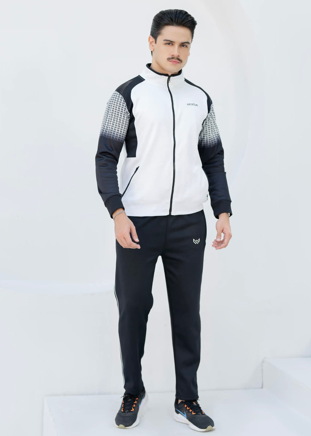 Gridrunner Winter - Black/White Tracksuit