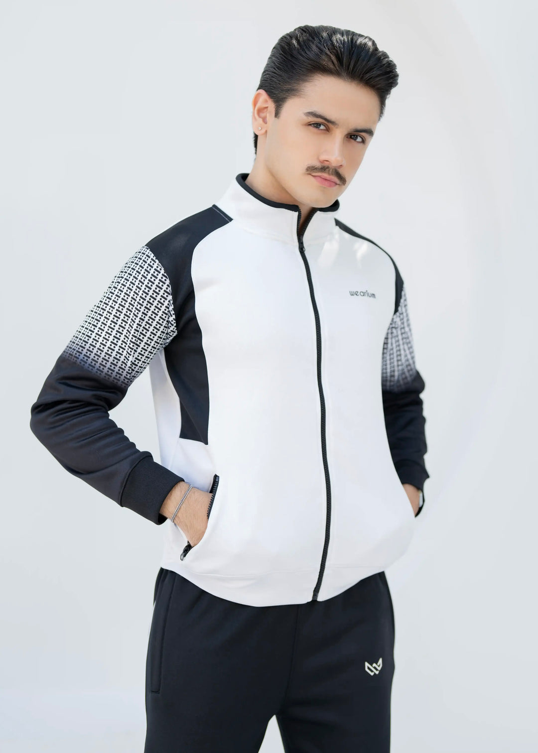 Gridrunner Winter - Black/White Tracksuit