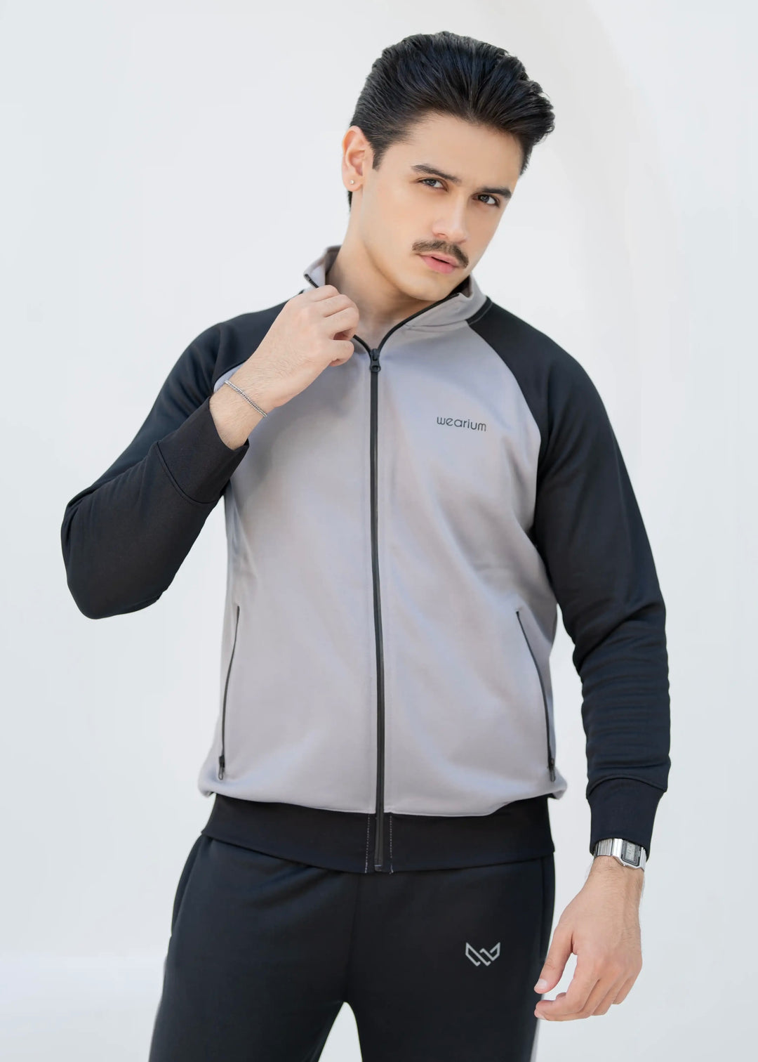 Tech-Fit Winter - Grey/Black Tracksuit