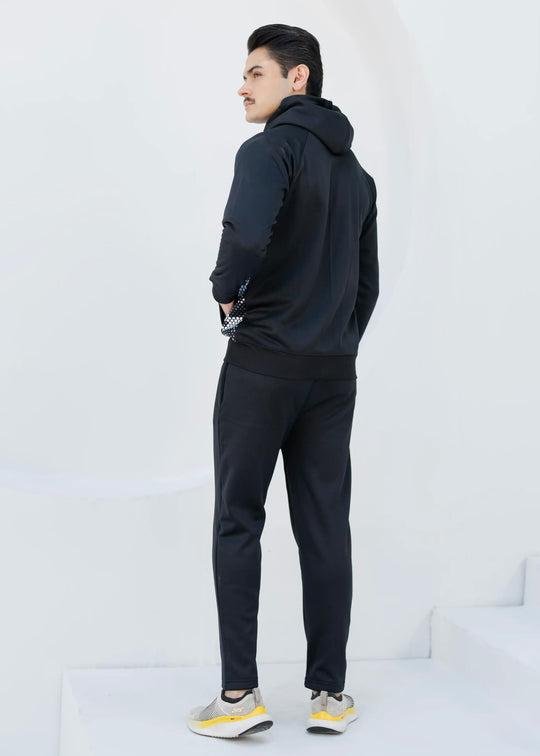 The Urban Camo Winter - Matte Black Tracksuit