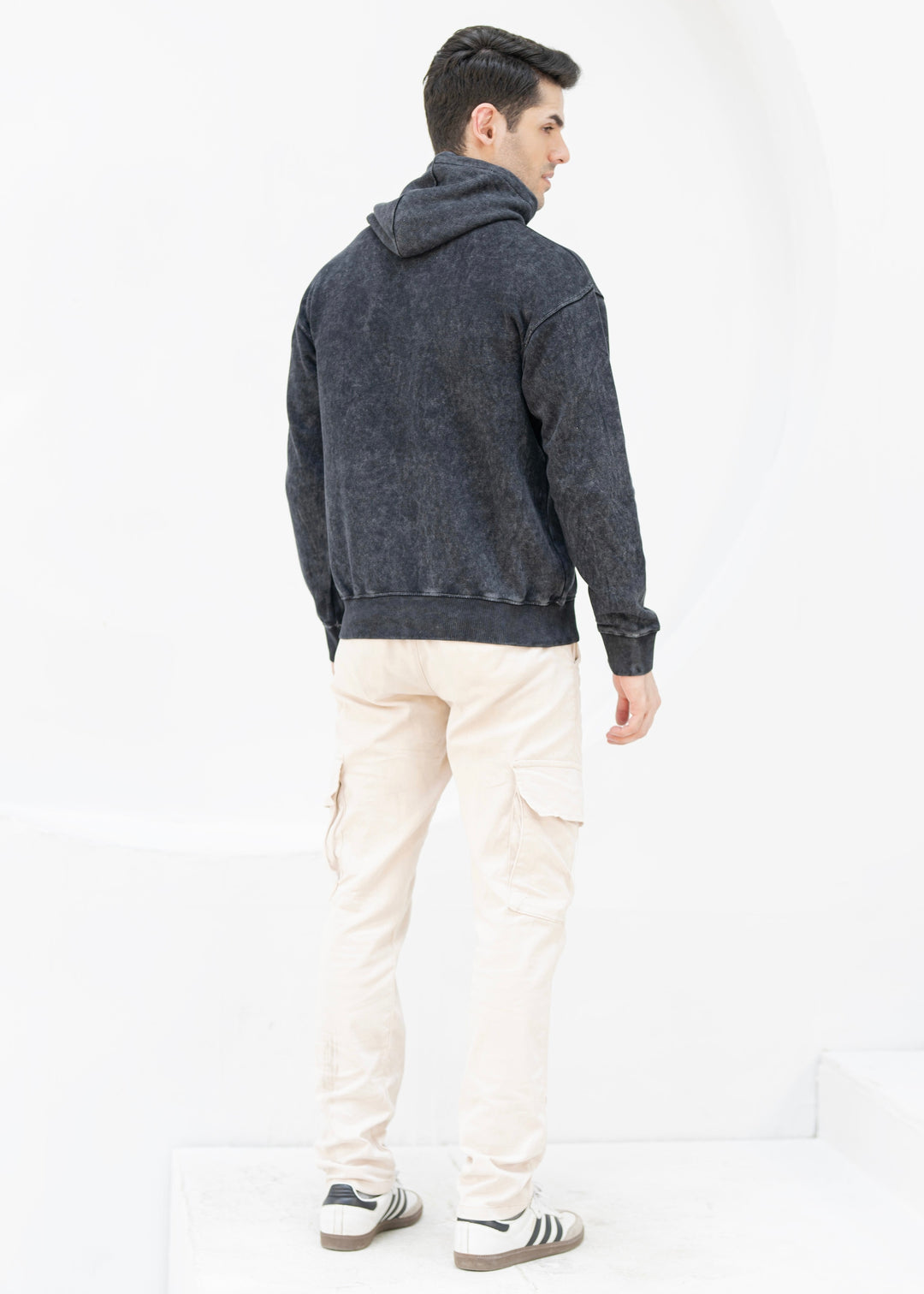 Acid Wash Hoodie- Premium Cotton Fleece