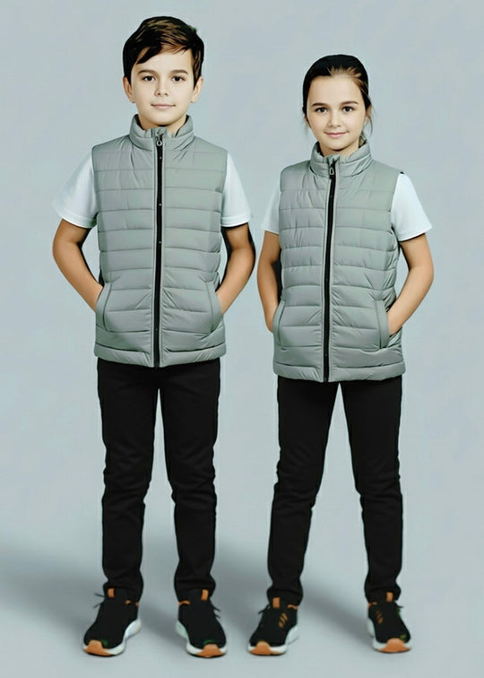 Premium Grey Puffer - Kids