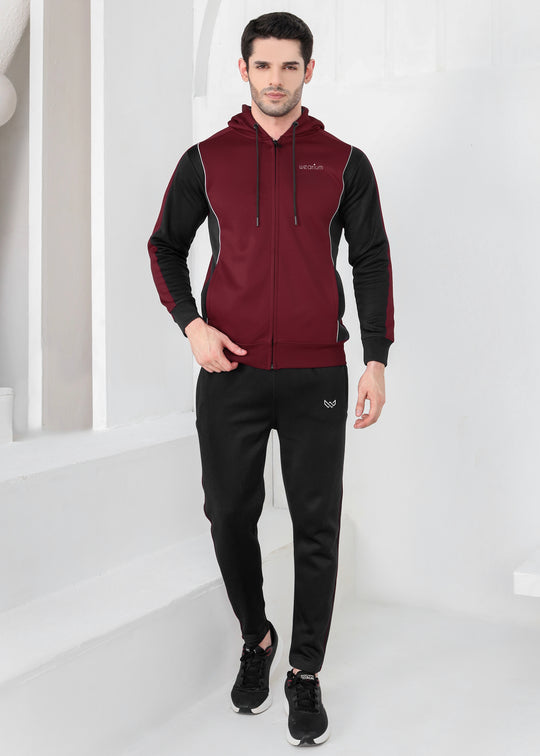 Maroon Strike - Burgundy/Black