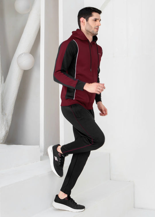 Maroon Strike - Burgundy/Black
