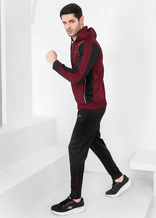 Maroon Strike - Burgundy/Black