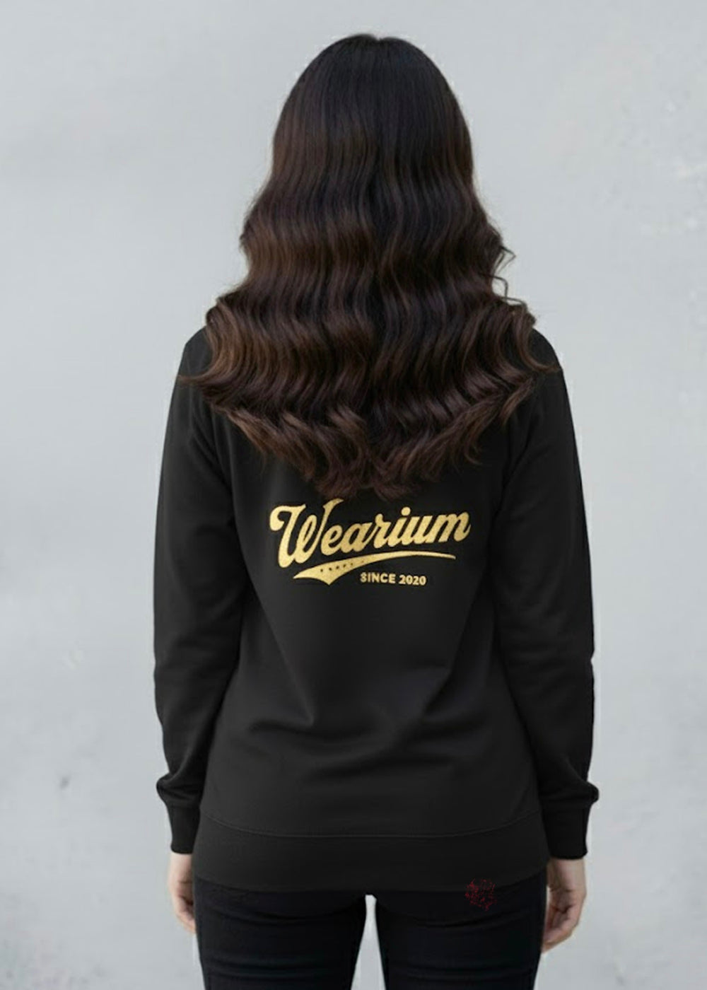 W 2020 Black Hoodie - Premium Cotton Fleece