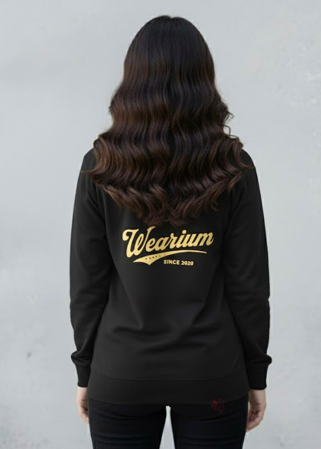 W 2020 Black Hoodie - Premium Cotton Fleece