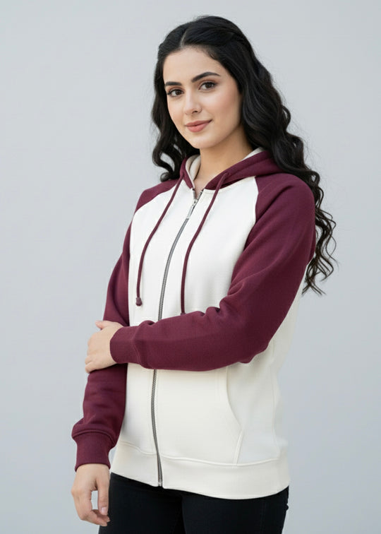 ZipUp Oversized Upper - Premium Cotton Fleece