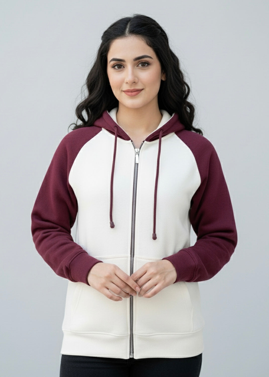 ZipUp Oversized Upper - Premium Cotton Fleece