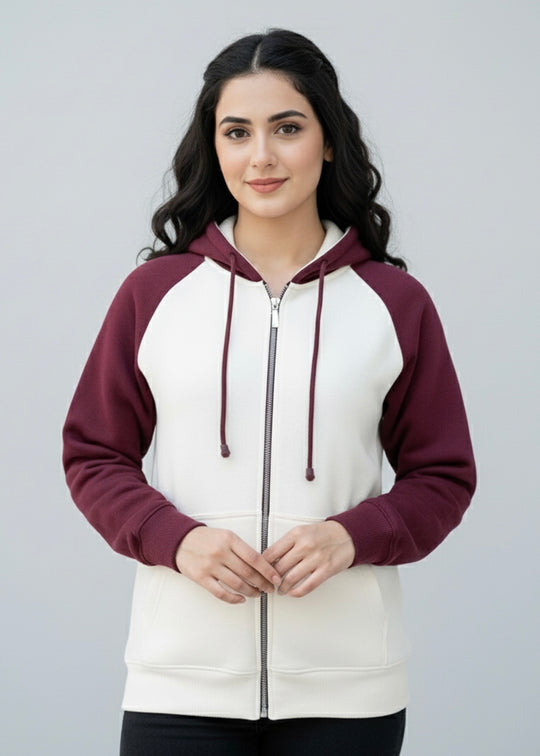 ZipUp Oversized Upper - Premium Cotton Fleece