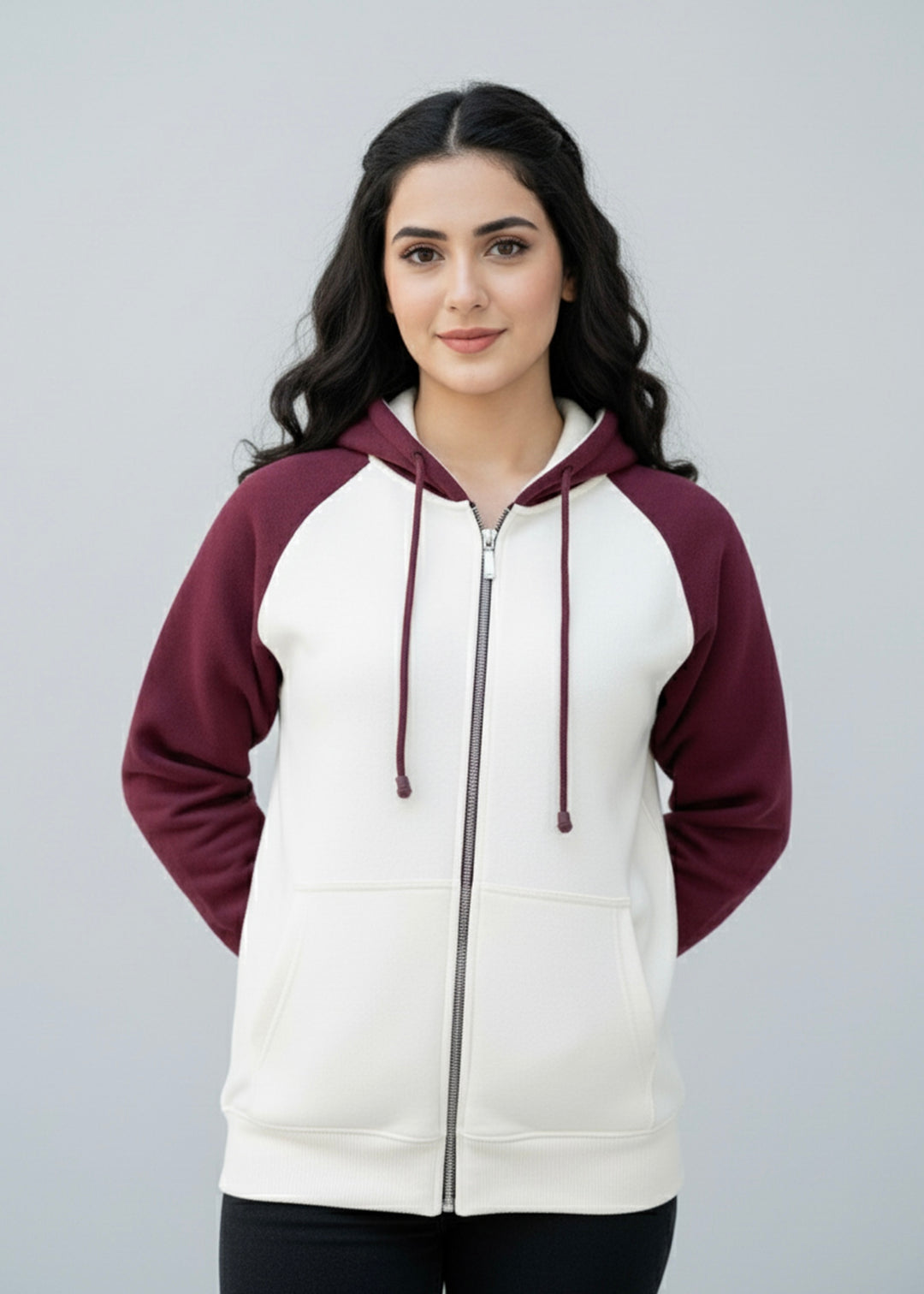ZipUp Oversized Upper - Premium Cotton Fleece