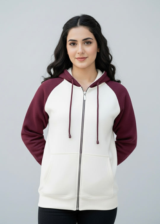 ZipUp Oversized Upper - Premium Cotton Fleece