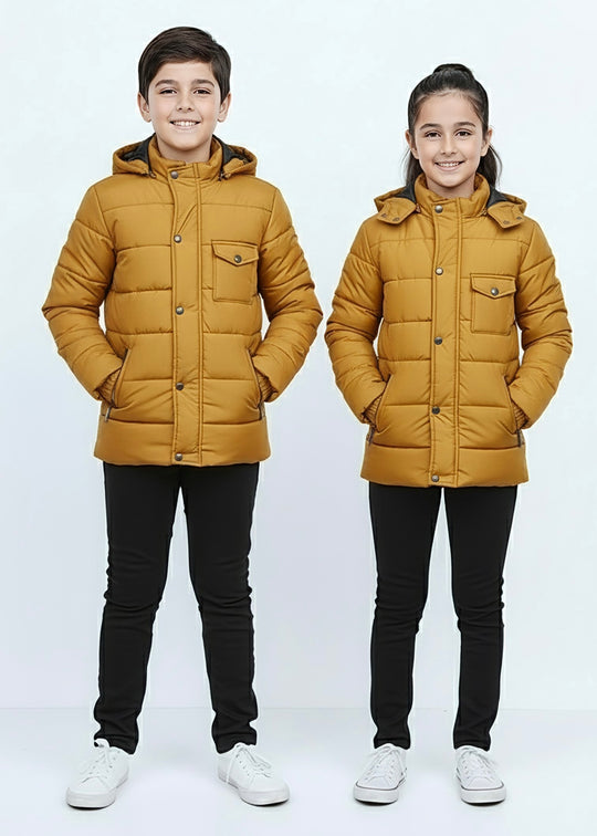 Mustard Bomber Jacket - Kids