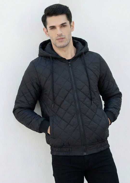 The Prestige Quilted Jacket - High Value Black