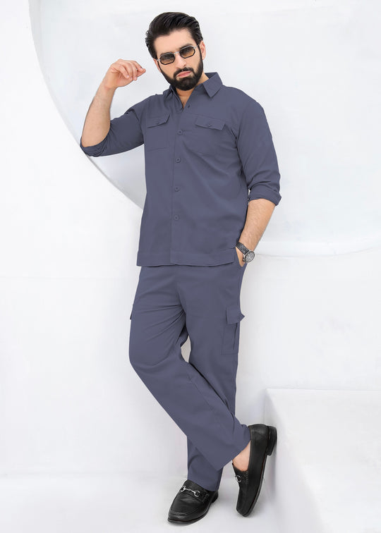 Opulent Grey - Premium Safari Suit