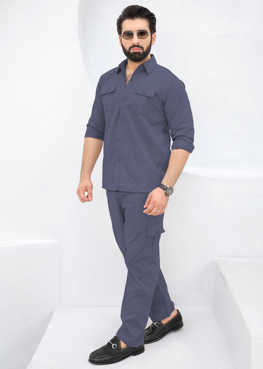 Opulent Grey - Premium Safari Suit