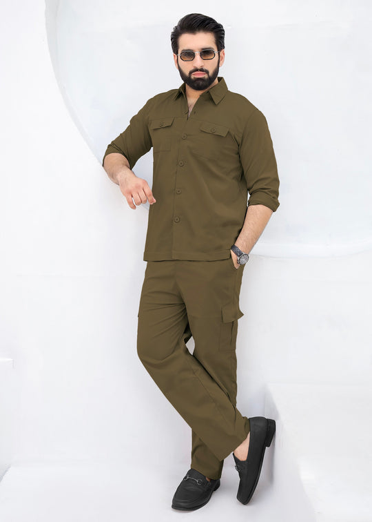 Nut Brown - Premium Safari Suit