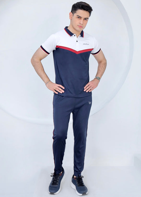 Red Accent Performance - Dri-Fit Polo Twinset