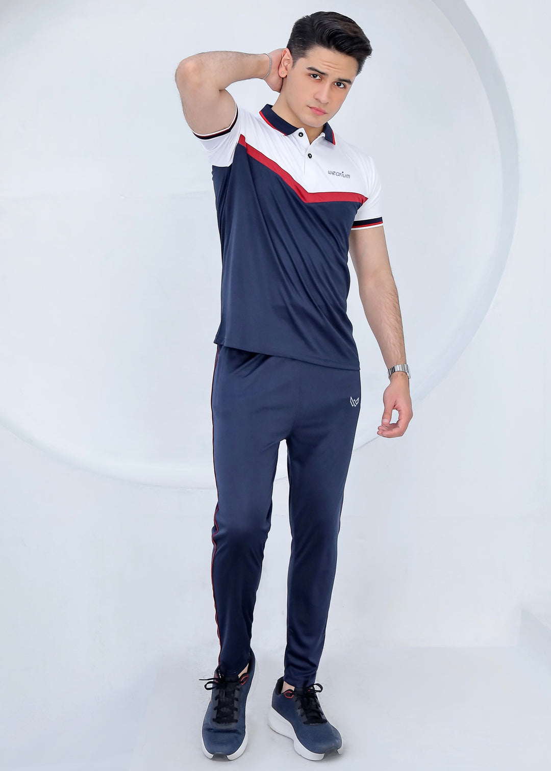 Red Accent Performance - Dri-Fit Polo Twinset