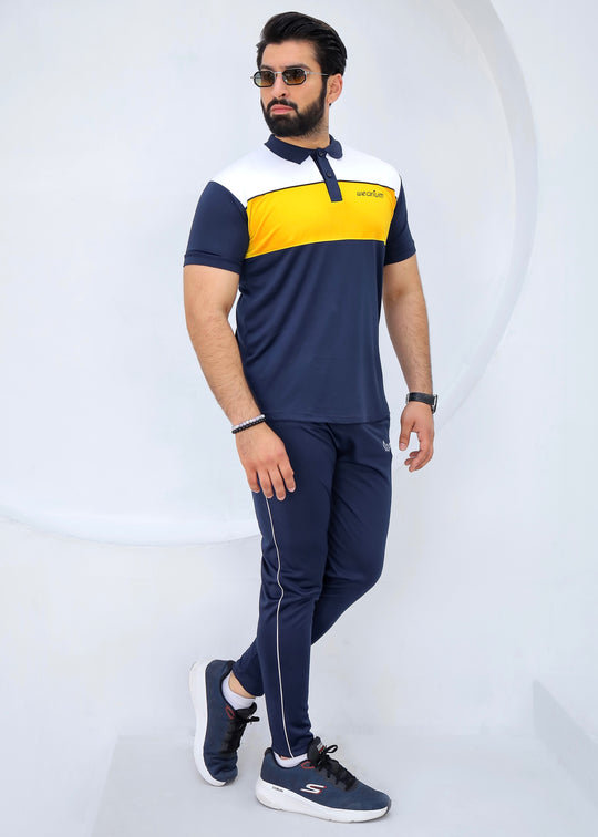 Sunburst Navy - Dri-Fit Polo Twinset