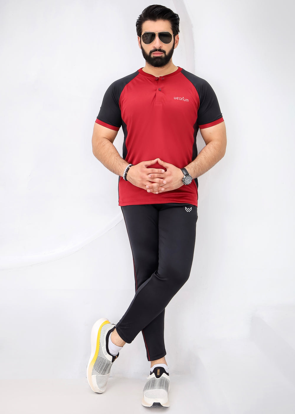 Neo Red Black - Dri-Fit Tracksuit