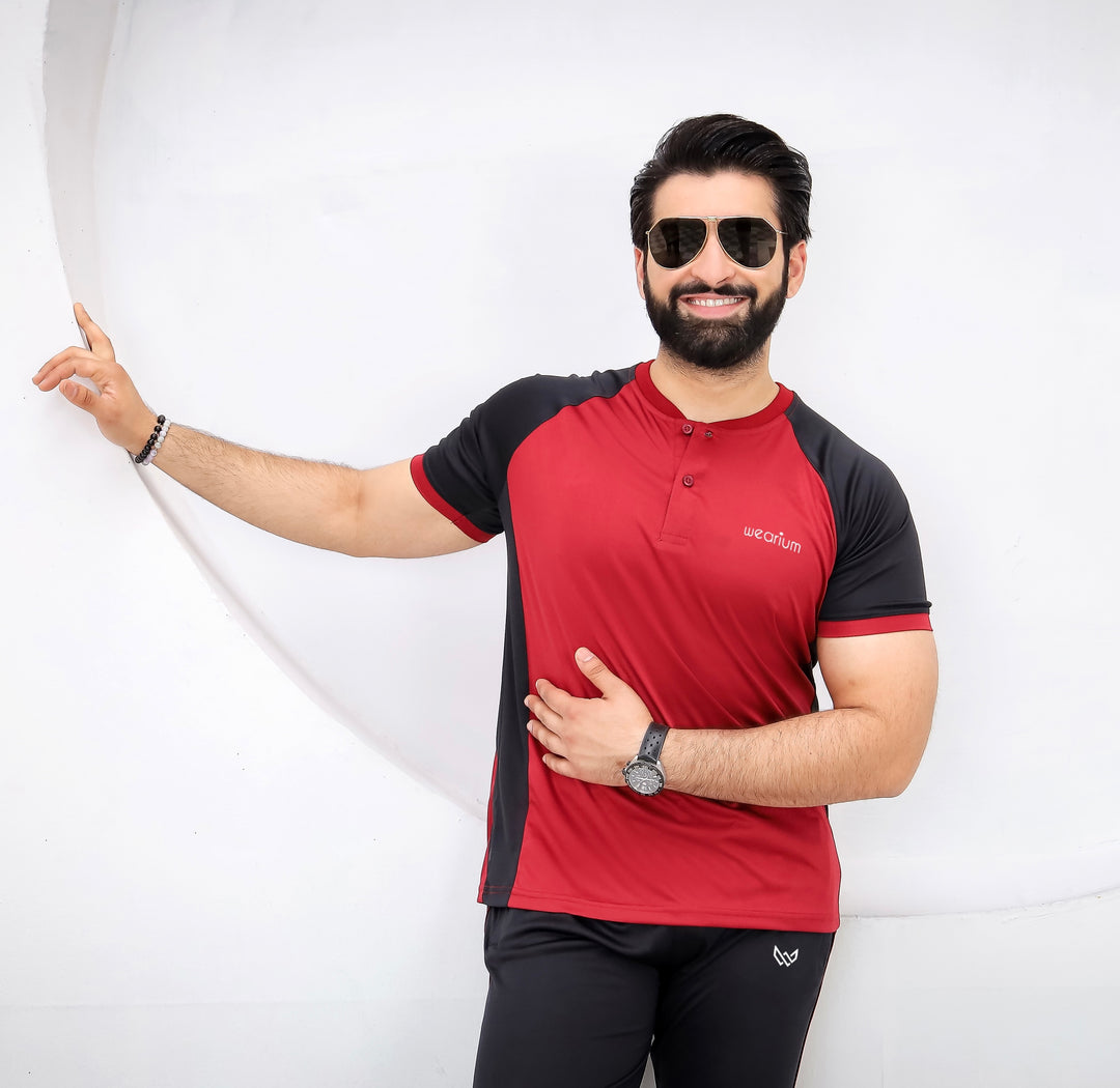 Neo Red Black - Dri-Fit Tracksuit