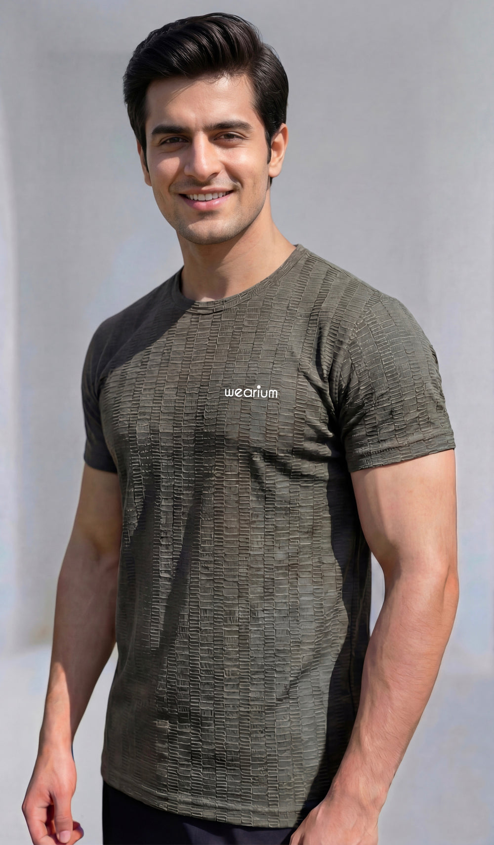 Imported Spun Mesh - Olive Tracksuit