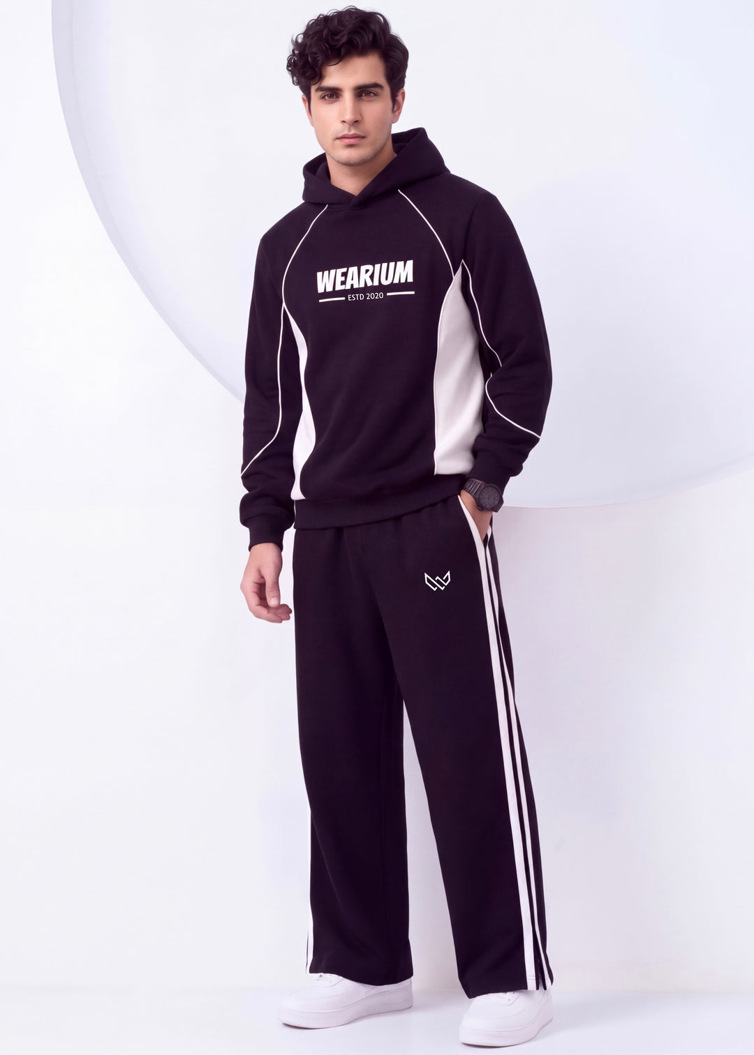 Nightfall - B/W Contrast Tracksuit