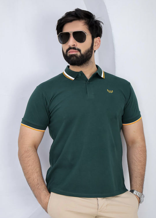 Excellence Green Polo - Premium Cotton