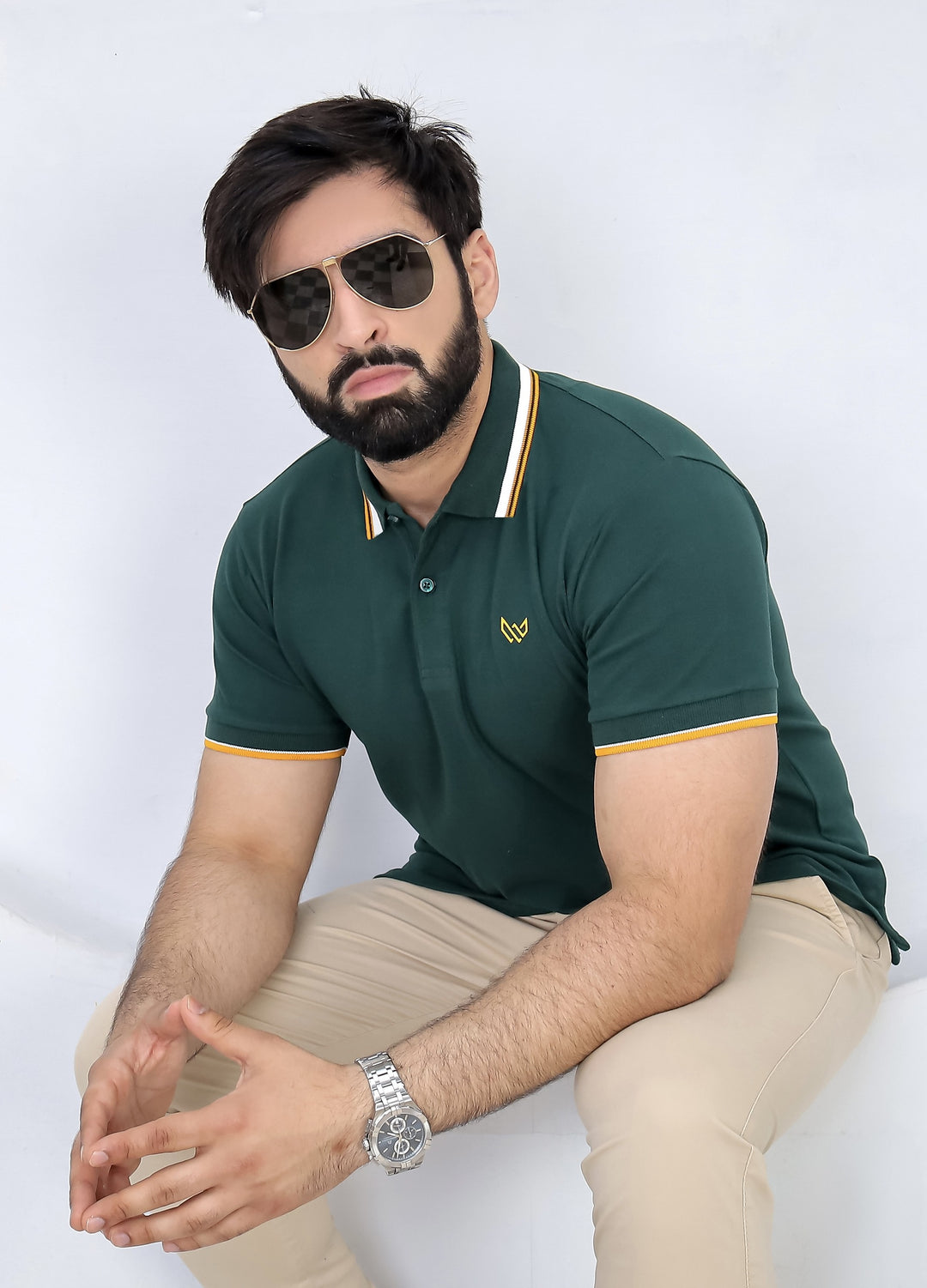 Excellence Green Polo - Premium Cotton