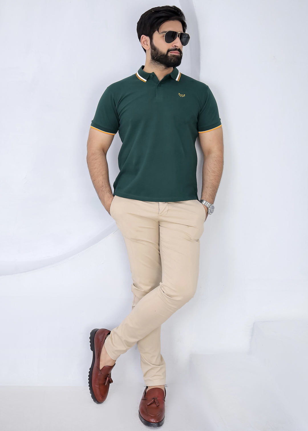 Excellence Green Polo - Premium Cotton