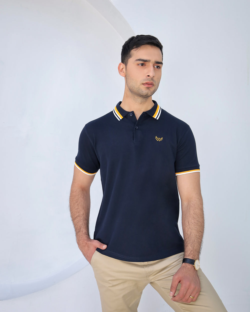 Excellence Navy Polo - Premium Cotton